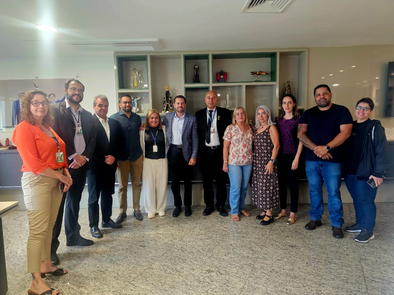Reunião da Comissão de Negociação do Plano de Cargos e Vencimentos com o Presidente Bruno Peixoto